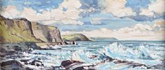 BLACK ARCH , LARNE by Samuel McLarnon UWS at Ross's Online Art Auctions