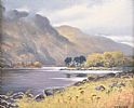 DOO LOUGH, MURRISK, COUNTY MAYO by William Henry Burns at Ross's Online Art Auctions