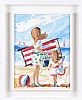 SUMMER ON THE BEACH by Lorna Millar at Ross's Online Art Auctions