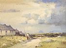 ROSSES COAST TOWARDS ERRIGAL, COUNTY DONEGAL by Arthur H. Twells RUA at Ross's Online Art Auctions
