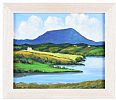 MUCKISH MOUNTAIN FROM GLEN LOUGH by Sean Loughrey at Ross's Online Art Auctions