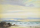 INCOMING WAVES ON THE ANTRIM COAST by Maurice Canning Wilks ARHA RUA at Ross's Online Art Auctions