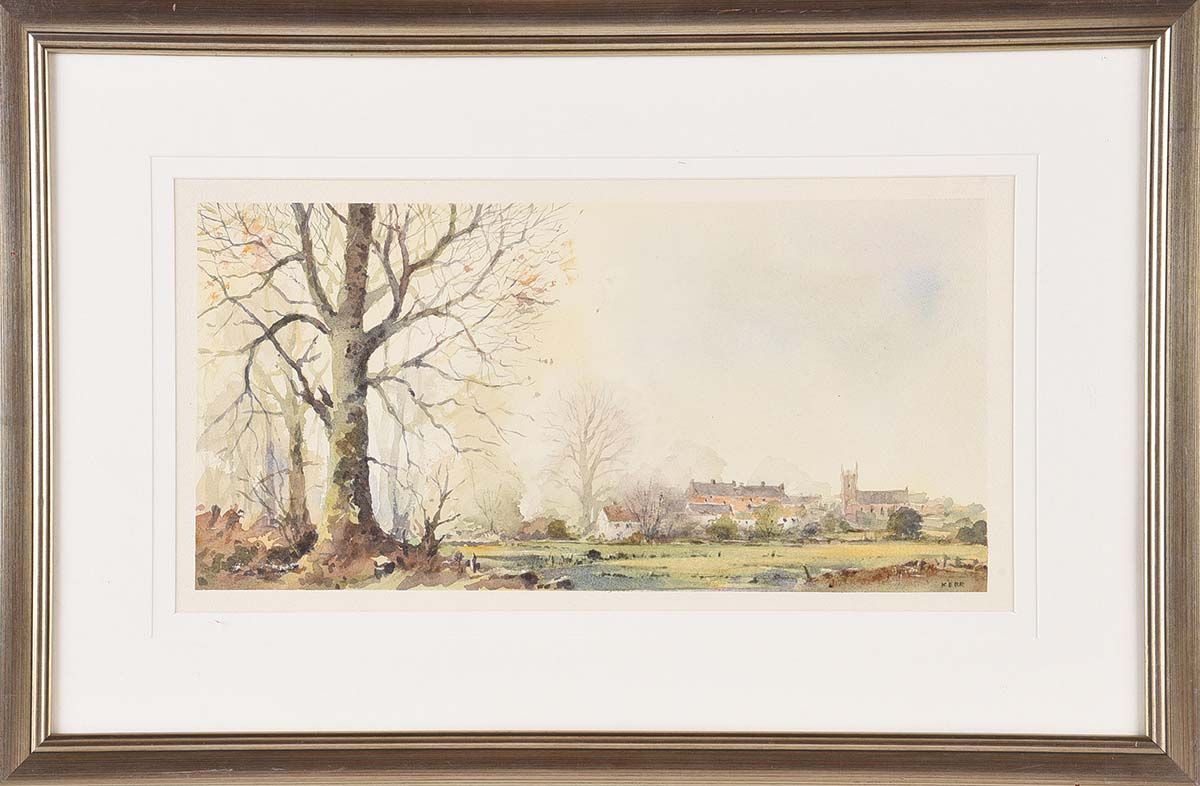 AUTUMN LANDSCAPE by Tom Kerr at Ross's Online Art Auctions
