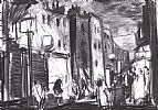 NIGHT STREET by English School at Ross's Online Art Auctions
