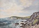 DUNMORE HEAD, DINGLE PENNINSULA, CORK by Gerald Walby at Ross's Online Art Auctions