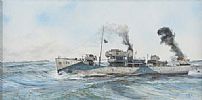 HMS GRAEMSAY by John Patrick O'Meara at Ross's Online Art Auctions