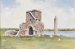 CHURCH RUINS by William McKibbin at Ross's Online Art Auctions