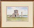 CHURCH RUINS by William McKibbin at Ross's Online Art Auctions