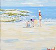 SUMMER ON THE BEACH by Marie Carroll at Ross's Online Art Auctions
