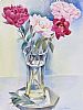 STILL LIFE, VASE OF ROSES by Guy Minter at Ross's Online Art Auctions