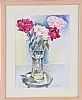 STILL LIFE, VASE OF ROSES by Guy Minter at Ross's Online Art Auctions