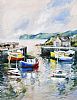 BALLINTOY HARBOUR, CO.ANTRIM by Niall Campion at Ross's Online Art Auctions