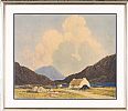 IRISH COTTAGES by Paul Henry RHA at Ross's Online Art Auctions