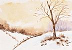WINTER LANDSCAPE by William Adair at Ross's Online Art Auctions