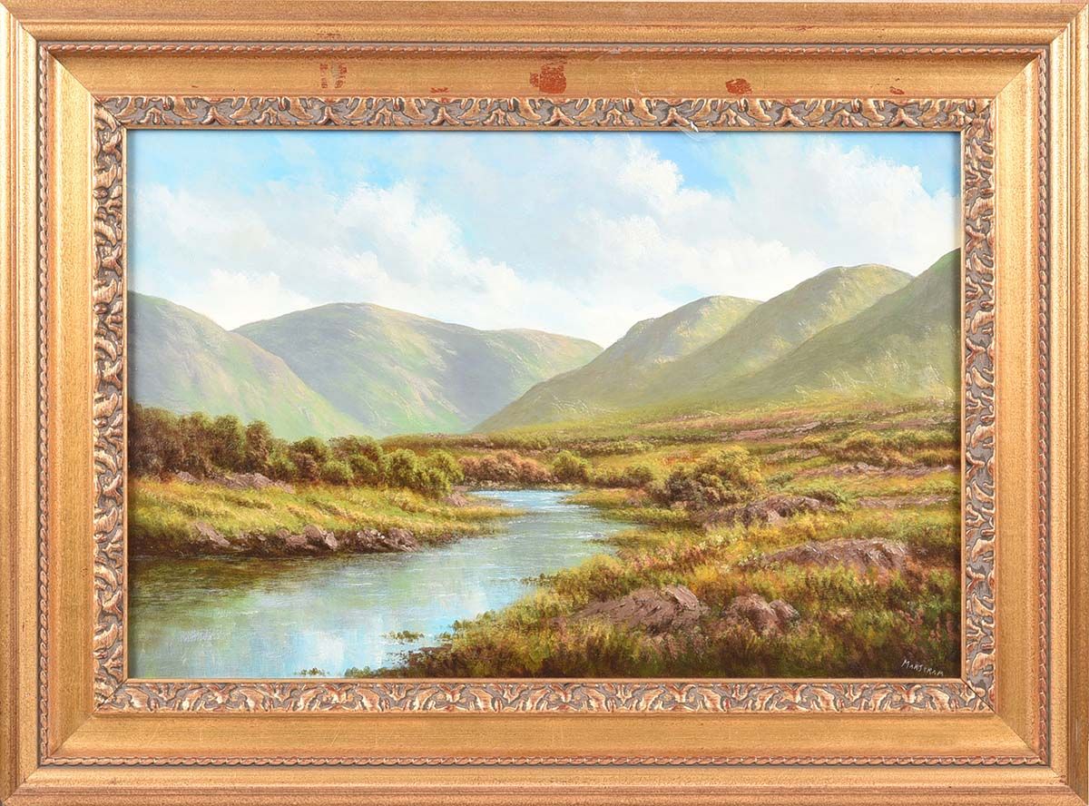 WESTPORT, COUNTY MAYO by Gerard Marjoram at Ross's Online Art Auctions