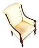 EDWARDIAN UPHOLSTERED ARMCHAIR at Ross's Online Art Auctions