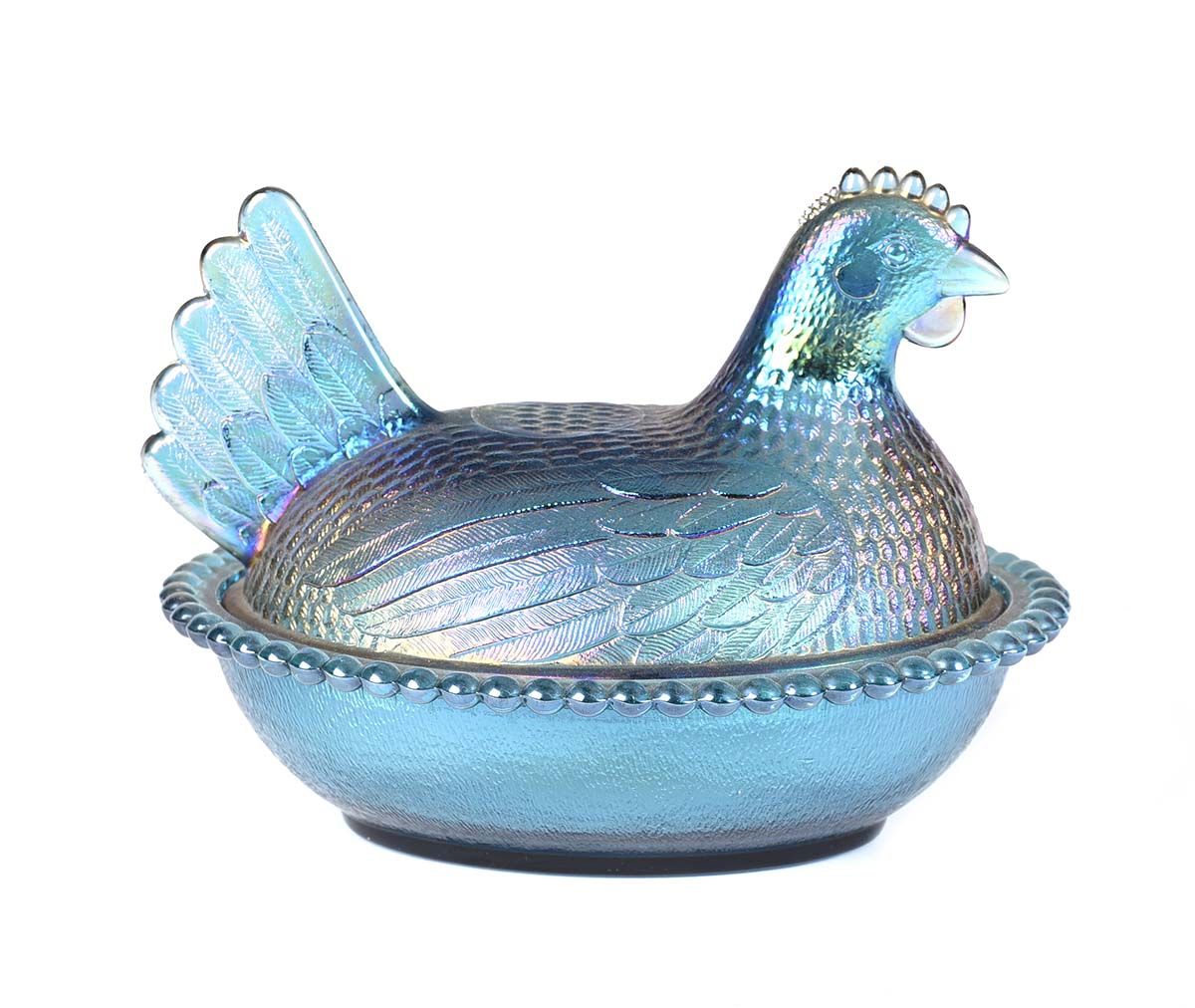 SET OF FIVE GLASS TAPPIT HENS at Ross's Online Art Auctions
