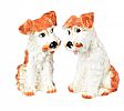 PAIR OF SYLVAC PORCELAIN DOGS at Ross's Online Art Auctions