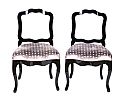 PAIR OF PHILIPPE HUREL SIDE CHAIR at Ross's Online Art Auctions