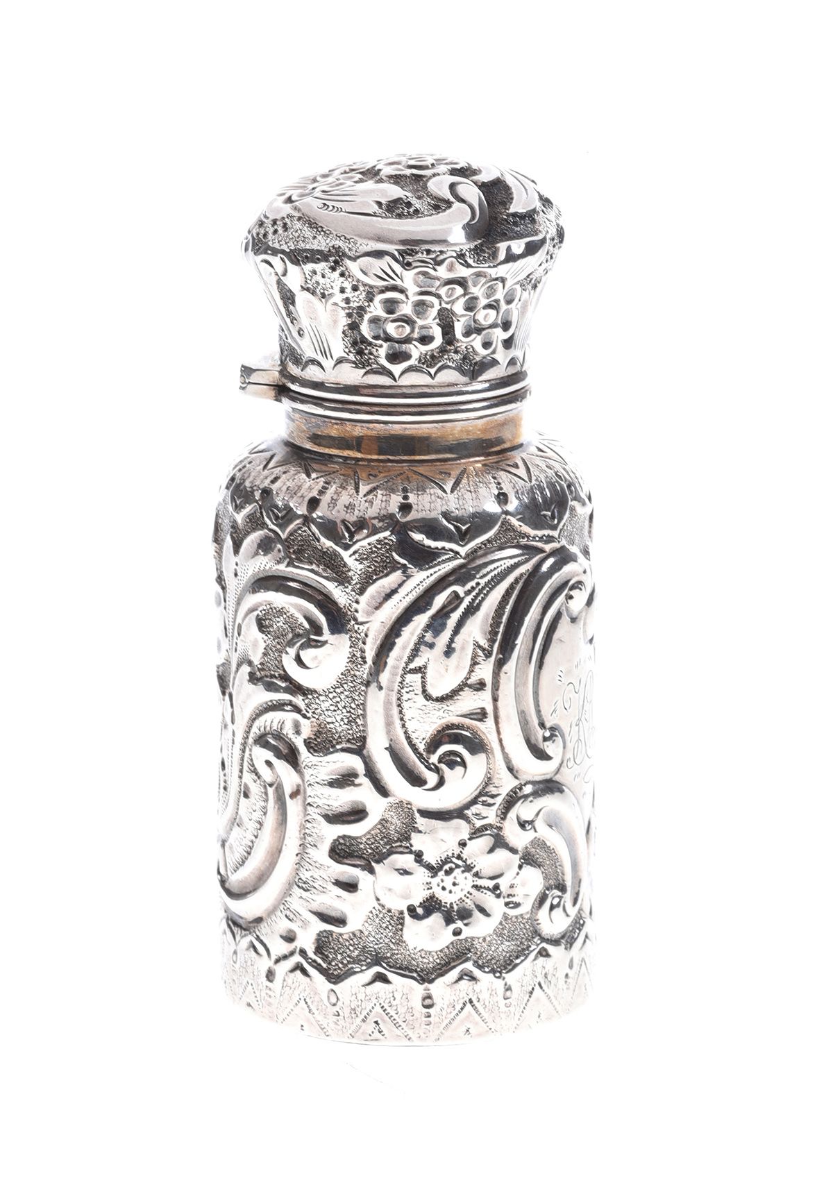SILVER-TOPPED PERFUME BOTTLE at Ross's Online Art Auctions
