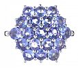 STERLING SILVER TANZANITE RING at Ross's Online Art Auctions
