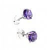 STERLING SILVER CUBIC ZIRCONIA EARRINGS at Ross's Online Art Auctions