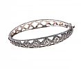 STERLING SILVER MARCASITE BANGLE at Ross's Online Art Auctions
