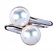 18CT WHITE GOLD PEARL RING at Ross's Online Art Auctions
