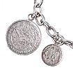 STERLING SILVER COIN BRACELET at Ross's Online Art Auctions