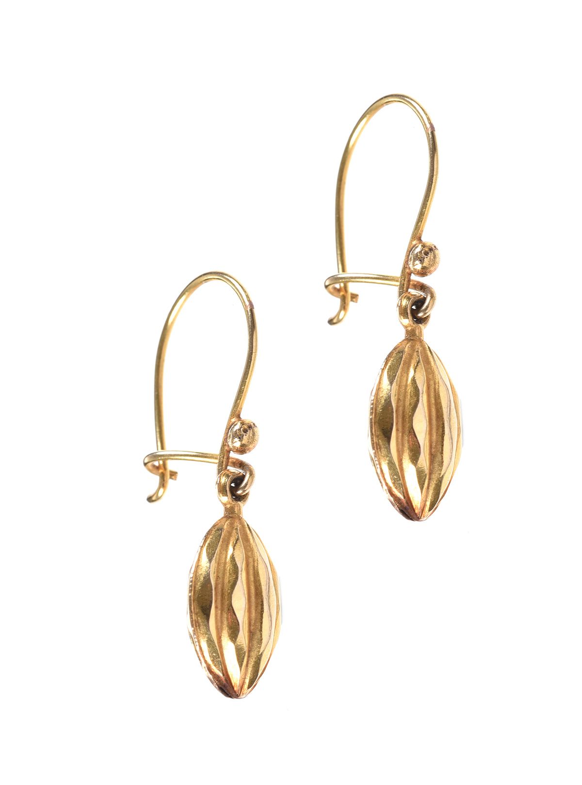 9CT GOLD DROP EARRINGS at Ross's Online Art Auctions