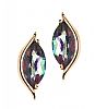 9CT GOLD MYSTIC TOPAZ EARRINGS at Ross's Online Art Auctions