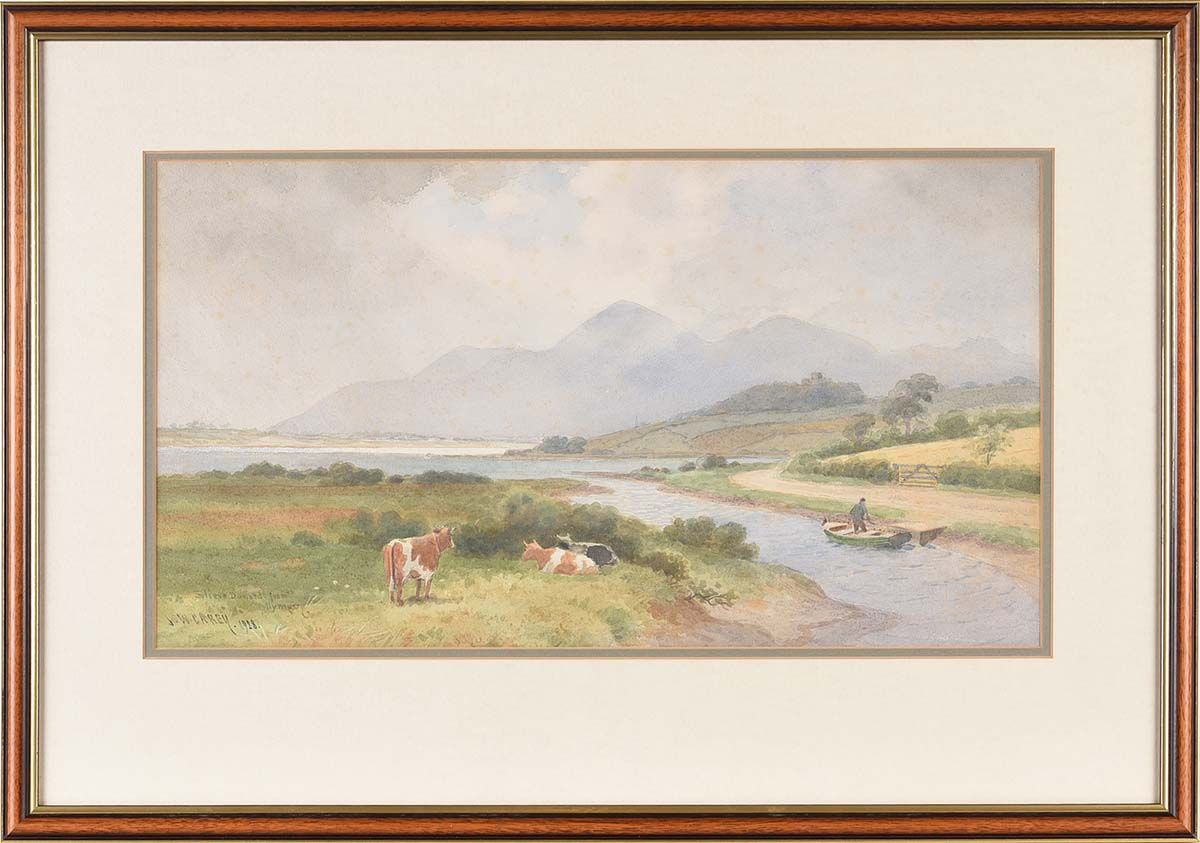 SLIEVE DONARD , THE MOURNES by Joseph William  Carey RUA at Ross's Online Art Auctions