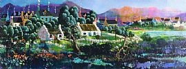 COTTAGES by George Callaghan at Ross's Online Art Auctions