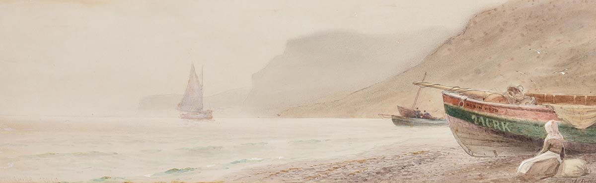 YORKSHIRE COAST by Joseph William  Carey RUA at Ross's Online Art Auctions