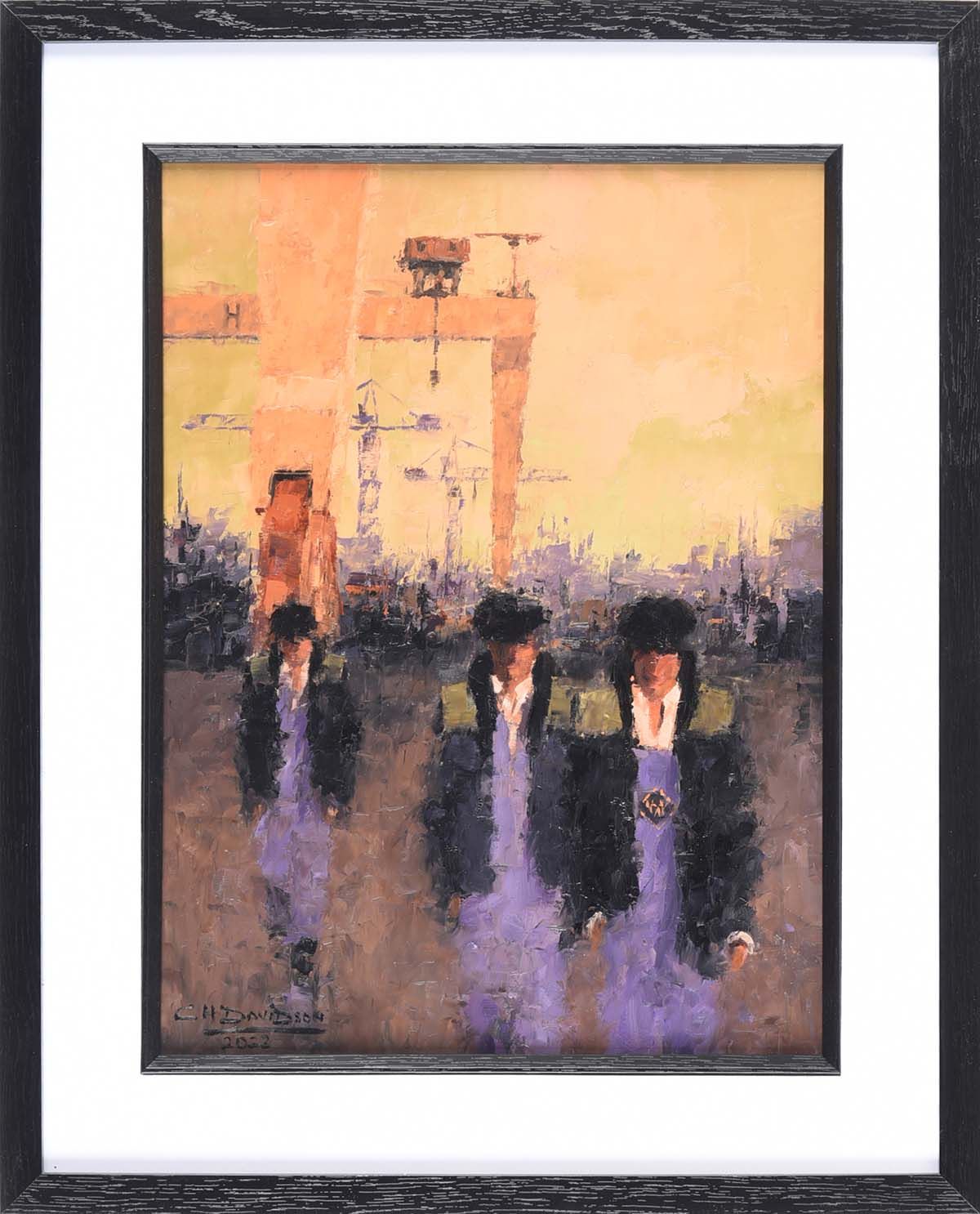DUNCHERS AND DONKEY JACKETS by Colin H. Davidson at Ross's Online Art Auctions