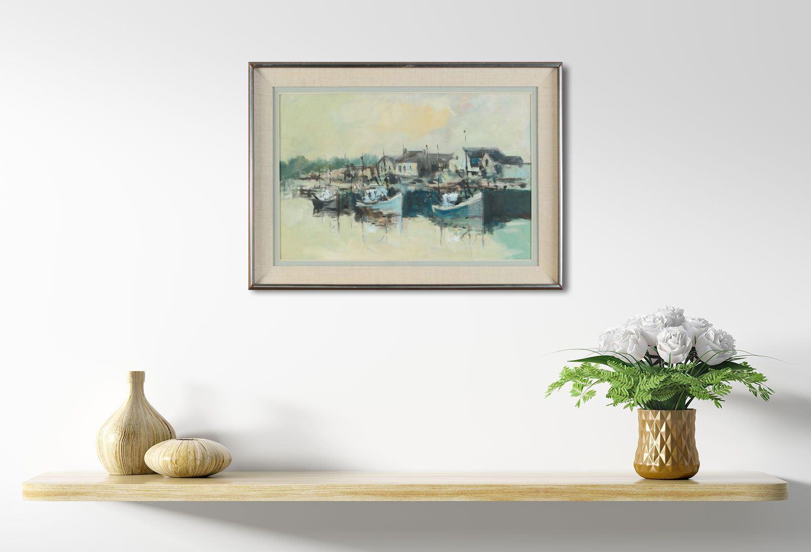 HARBOUR GLOW by Palm Skerrett at Ross's Online Art Auctions