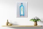 BOMBAY SAPPHIRE GIN BOTTLE by Spillane at Ross's Online Art Auctions