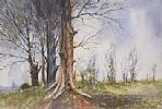 TREES NEAR DUNDRUM by William McKibbin at Ross's Online Art Auctions