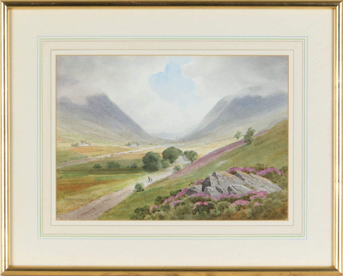 BARNSMORE GAP, DONEGAL by Joseph William  Carey RUA at Ross's Online Art Auctions