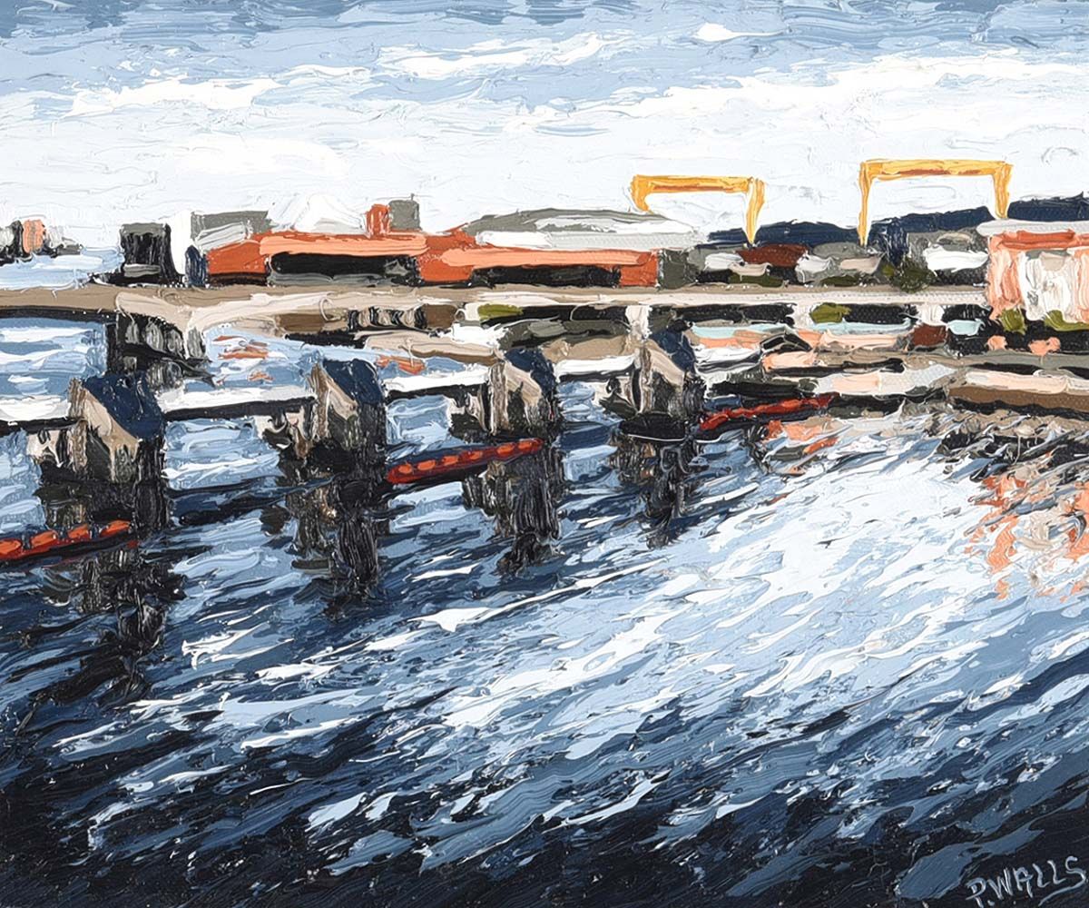 THE WEIR REPRISE 1 by Paul Walls RUA at Ross's Online Art Auctions