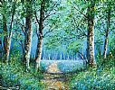 BLUEBELL PATH by Andy Saunders at Ross's Online Art Auctions
