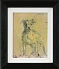 YELLOW STAFFIE by Con Campbell at Ross's Online Art Auctions