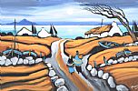 MOON BAY STROLL by J.P. Rooney at Ross's Online Art Auctions