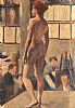 THE ART CLASS, FEMALE NUDE MODEL by B. Duvivier at Ross's Online Art Auctions