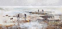 DIGGING FOR BAIT, SEAPARK, HOLYWOOD by Tom Kerr at Ross's Online Art Auctions