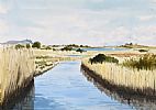 REEDS, STRANGFORD LOUGH III by Arnold Gardner at Ross's Online Art Auctions
