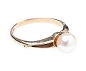 9CT GOLD PEARL RING at Ross's Online Art Auctions