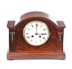 EDWARDIAN MAHOGANY MANTLE CLOCK at Ross's Online Art Auctions