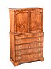 WALNUT TALLBOY CHEST at Ross's Online Art Auctions