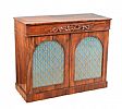 WILLIAM IV ROSEWOOD TWO DOOR SIDE CABINET at Ross's Online Art Auctions